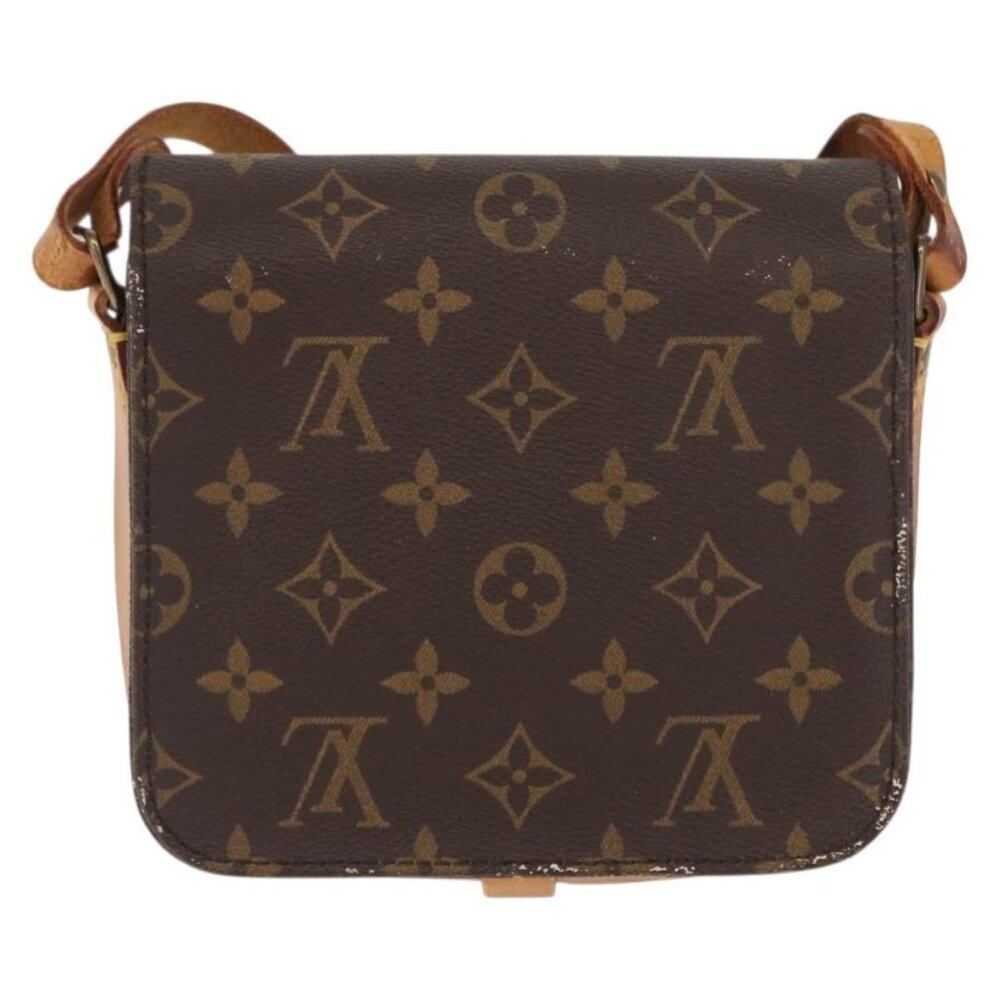 Authentic LOUIS VUITTON Monogram Cartouchiere PM Shoulder Bag M51254 LV - Picture 10 of 16